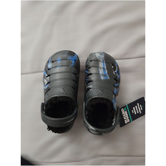 Rugged Shark Toddler Casual Fleece Lined Clogs Size 8 - NWT - Picture 6 of 8